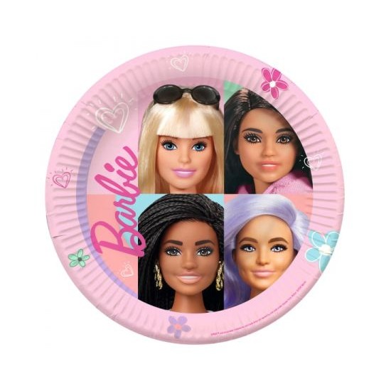Πιάτα Μεγάλα Barbie Sweet Life / 8 τεμ Πιάτα Μεγάλα Barbie Sweet Life / 8 τεμ
