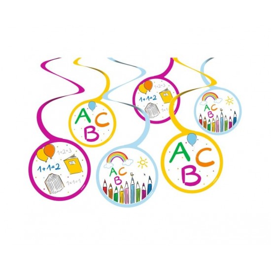 Swirl Κρεμαστά Διακοσμητικά School Start /6 τεμ Swirl Κρεμαστά Διακοσμητικά School Start /6 τεμ