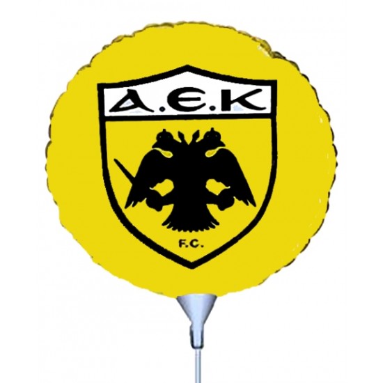 Μπαλόνι Foil 10'' ΑΕΚ - ΜΕ ΒΑΛΒΙΔΑ Μπαλόνι Foil 10'' ΑΕΚ - ΜΕ ΒΑΛΒΙΔΑ