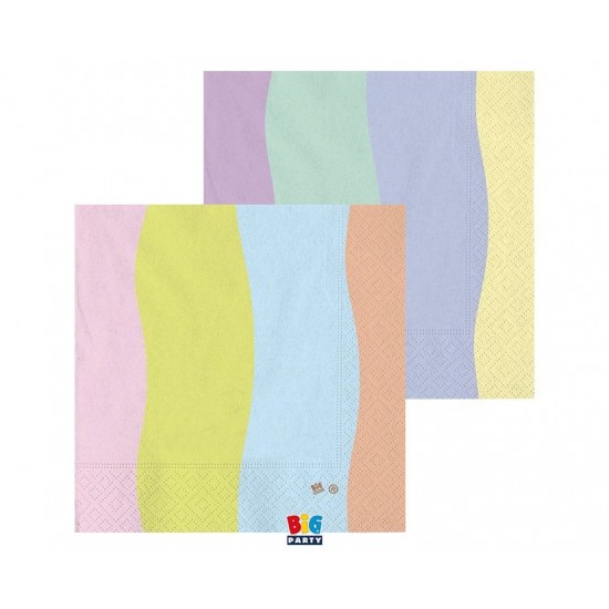 Χαρτοπετσέτες Μεγάλες Soft Rainbow /20 τεμ Χαρτοπετσέτες Μεγάλες Soft Rainbow /20 τεμ
