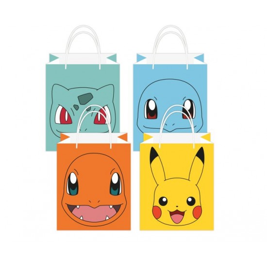Τσάντες Δώρου Χάρτινες Pokémon / 8 τμχ Τσάντες Δώρου Χάρτινες Pokémon / 8 τμχ