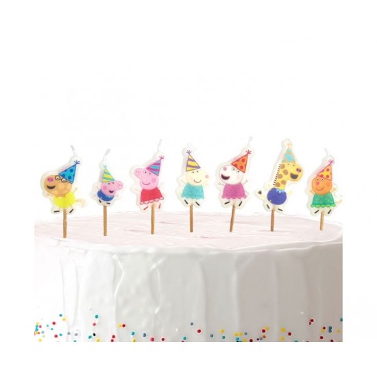 Κεριά Mini Character Peppa Pig 2.4 εκ - 5.4 εκ / 7 τμχ Κεριά Mini Character Peppa Pig 2.4 εκ - 5.4 εκ / 7 τμχ