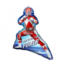 Μπαλόνι Φοιλ Σχήμα Red Power Rangers / 63 εκ x 68 εκ
