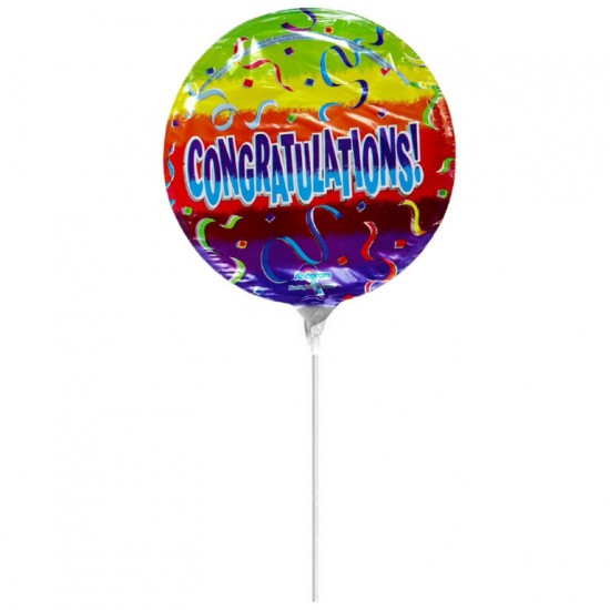 Μπαλόνι Mini Shape 9” Congratulations Confetti Μπαλόνι Mini Shape 9” Congratulations Confetti