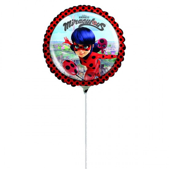 Μπαλόνι Foil 9” Mini Shape Miraculous Ladybug Μπαλόνι Foil 9” Mini Shape Miraculous Ladybug