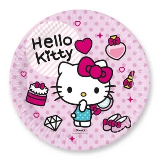 Πιάτα Μεγάλα Hello Kitty 8τεμ Πιάτα Μεγάλα Hello Kitty 8τεμ