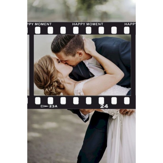 Κάδρο Photo Booth Γάμου Vintage Film Κάδρο Photo Booth Γάμου Vintage Film