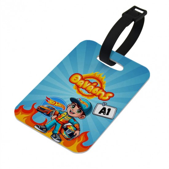 Bag Tag Hot Wheels Γαλάζιο Bag Tag Hot Wheels Γαλάζιο