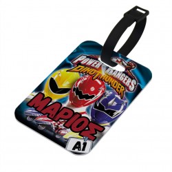 Bag Tag Power Rangers