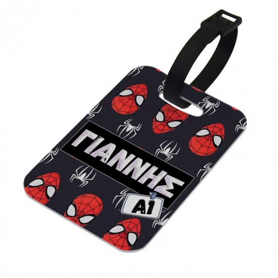 Bag Tag Spiderman Μαύρο Bag Tag Spiderman Μαύρο