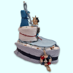 Μωρότουρτα - Diapercake Καραβάκι
