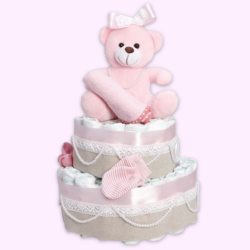 Μωρότουρτα - Diapercake newborn - its a girl 2
