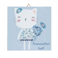Καδράκι Γατάκι “Puuurfect Day”