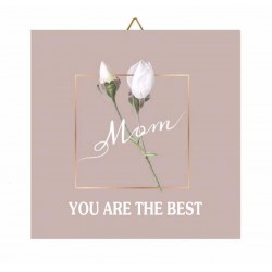 Καδράκι Ξύλινο Best Mom