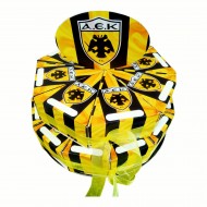 Χάρτινη Τούρτα για ποδοσφαιρόφιλους ΑΕΚ