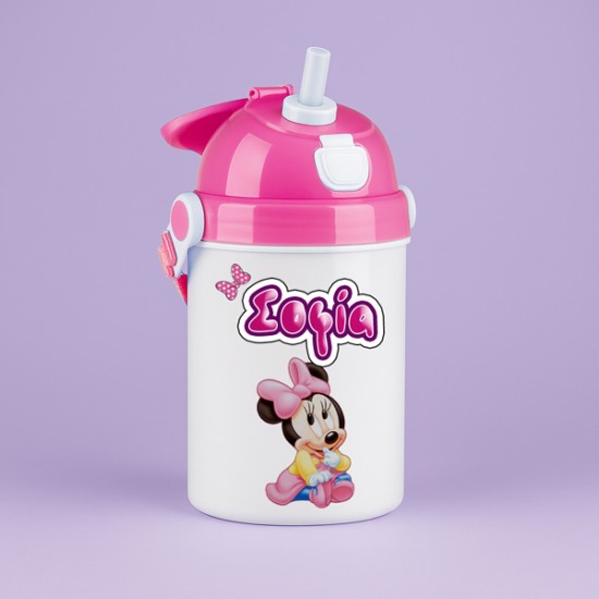 Παιδικό Παγούρι – Minnie Mouse Ροζ 400ml Παιδικό Παγούρι – Minnie Mouse Ροζ 400ml