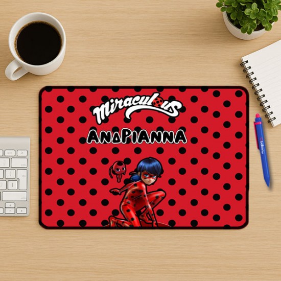Mouse Pad Gaming – Miraculous LadyBug Με Όνομα Mouse Pad Gaming – Miraculous LadyBug Με Όνομα
