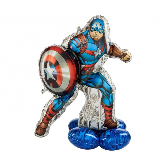 Μπαλόνι Foil AirLoonz Avengers Captain America Μπαλόνι Foil AirLoonz Avengers Captain America