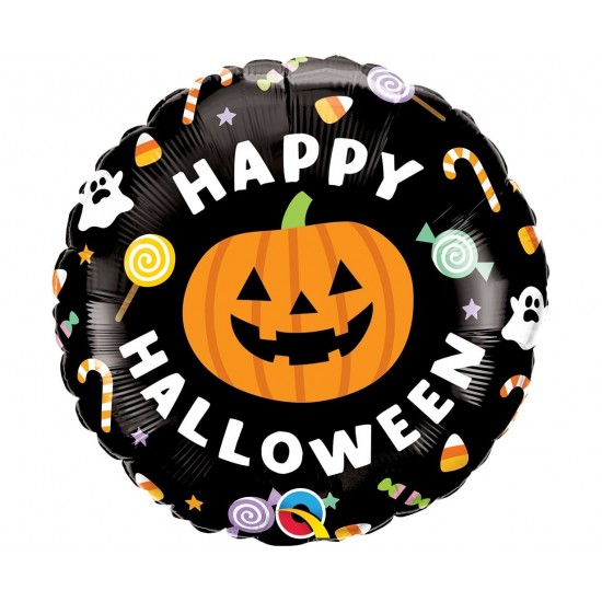 Μπαλόνι Foil 18" Halloween Jack & Candies Μπαλόνι Foil 18" Halloween Jack & Candies