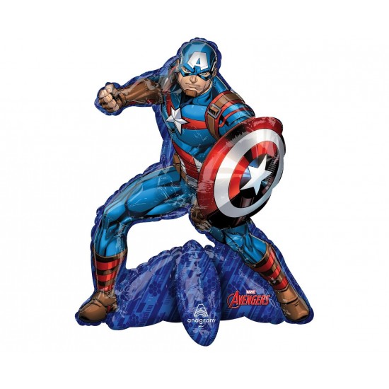 Μπαλόνι Foil Multi Balloon Standing Avengers Captain America Μπαλόνι Foil Multi Balloon Standing Avengers Captain America