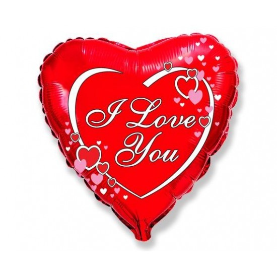 Μπαλόνι Foil 18" Καρδιά I love You Κόκκινο Μπαλόνι Foil 18" Καρδιά I love You Κόκκινο