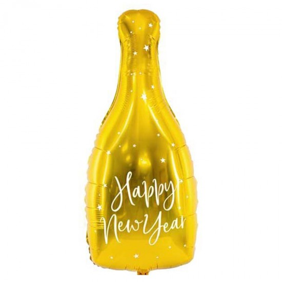 Μπαλόνι Foil 32″ Μπουκάλι “Happy New Year” Μπαλόνι Foil 32″ Μπουκάλι “Happy New Year”
