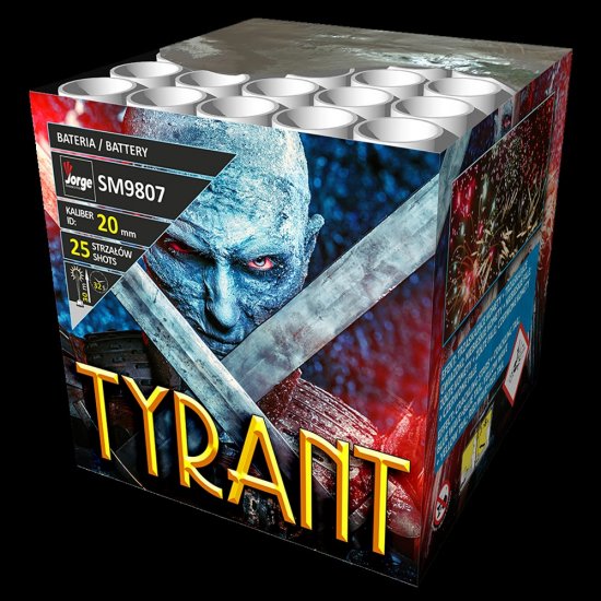 Εναέριο Πυροτέχνημα TYRANT 25 Βολές Εναέριο Πυροτέχνημα TYRANT 25 Βολές