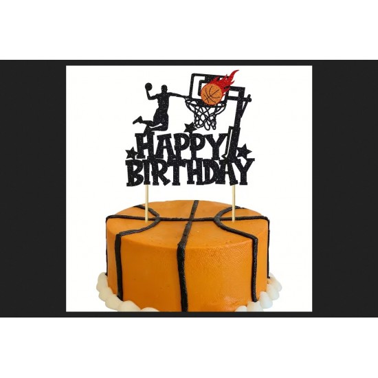 Topper Happy Birthday Basket