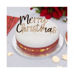 Topper Τούρτας Merry Christmas