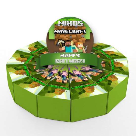 Χάρτινη Τούρτα Minecraft Χάρτινη Τούρτα Minecraft
