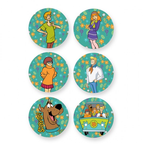 Ξύλινες Κονκάρδες Scooby Doo Mystery Inc. (6 τεμ) Ξύλινες Κονκάρδες Scooby Doo Mystery Inc. (6 τεμ)