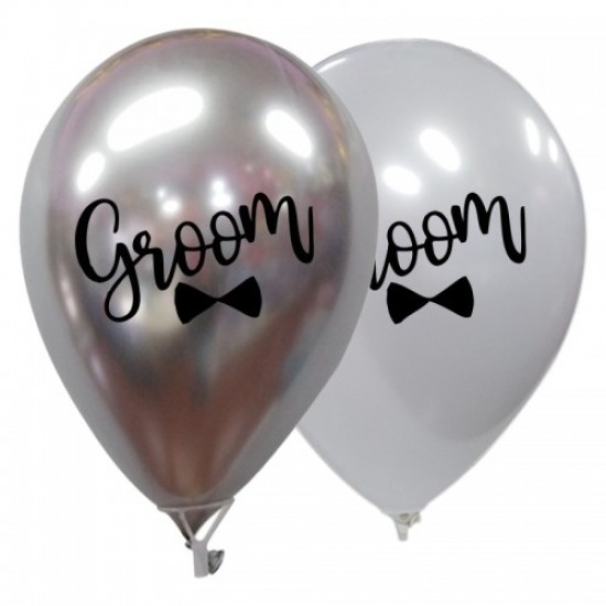 ΜΠΑΛΟΝΙ LATEX 12'' ΤΥΠΩΜΕΝΟ GROOM ΜΠΑΛΟΝΙ LATEX 12'' ΤΥΠΩΜΕΝΟ GROOM