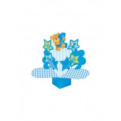Centerpiece Bear's 1st Birthday Boy 265430 Creative Converting
