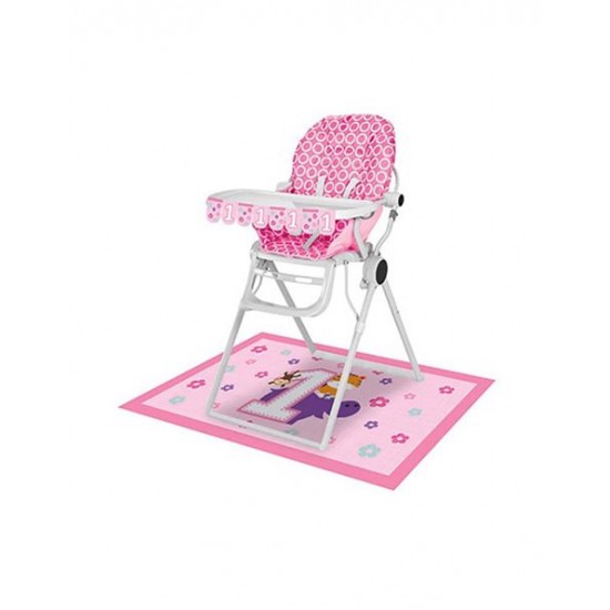 High Chair Kit "Οne Is Fun Girl" Creative Converting (2 τεμάχια) High Chair Kit "Οne Is Fun Girl" Creative Converting (2 τεμάχια)