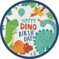 Πιάτα πάρτι Δεινόσαυρος Dino (8 τεμ)