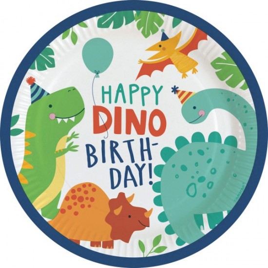 Πιάτα πάρτι Δεινόσαυρος Dino (8 τεμ) Πιάτα πάρτι Δεινόσαυρος Dino (8 τεμ)