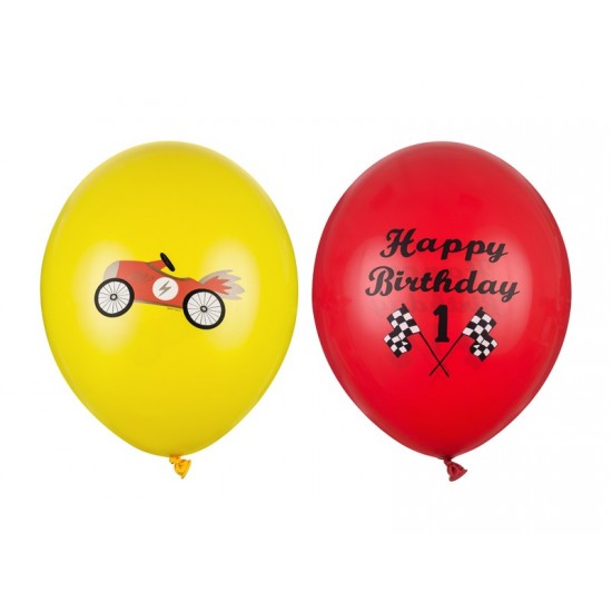 Μπαλόνια Λάτεξ 12"Happy Birthday Cars mix (6 τεμ) Μπαλόνια Λάτεξ 12"Happy Birthday Cars mix (6 τεμ)