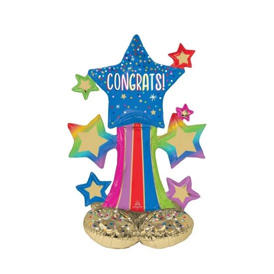 Μπαλόνι AirLoonz Junior – Αστέρια Congrats Μπαλόνι AirLoonz Junior – Αστέρια Congrats