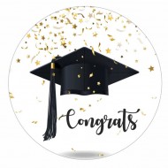 Αυτοκόλλητα Αποφοίτησης “Congrats” (6 τεμ)