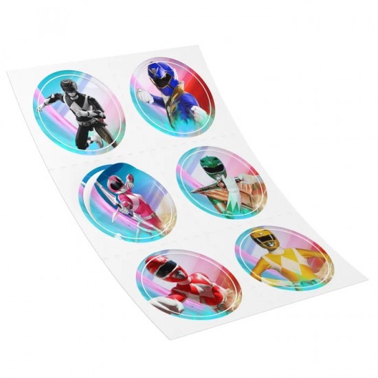Αυτοκόλλητα Power Rangers (6 τεμ) Αυτοκόλλητα Power Rangers (6 τεμ)
