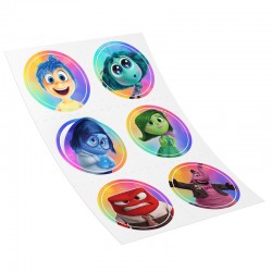 Αυτοκόλλητα – Inside Out (6 τεμ)