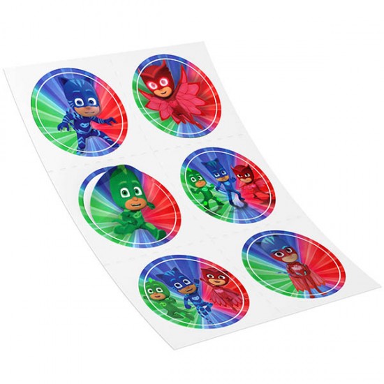 Αυτοκόλλητα Pj Masks (6 τεμ) Αυτοκόλλητα Pj Masks (6 τεμ)