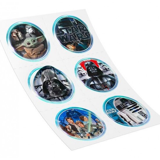 Αυτοκόλλητα Star Wars (6 τεμ) Αυτοκόλλητα Star Wars (6 τεμ)