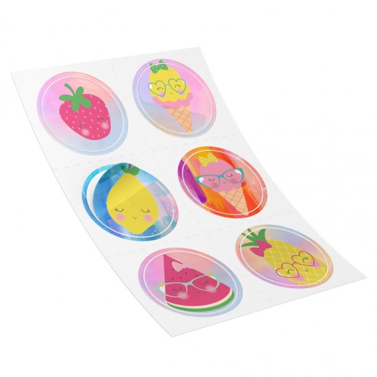 Αυτοκόλλητα Tutti Frutti (6 τεμ) Αυτοκόλλητα Tutti Frutti (6 τεμ)