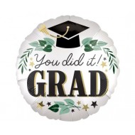 Μπαλόνι Foil 17" Satin You Did It Ivy Grad / 43 εκ