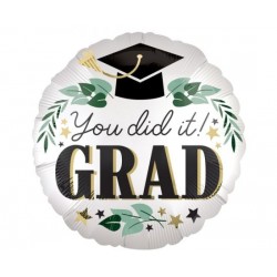 Μπαλόνι Foil 17" Satin You Did It Ivy Grad / 43 εκ