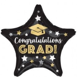 Μπαλόνι Foil 17" Congratulations Grad / 43 εκ