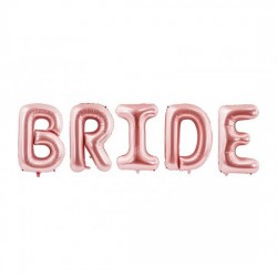 Μπαλόνι Foil Bride Ροζ Χρυσό (5 τεμ) 