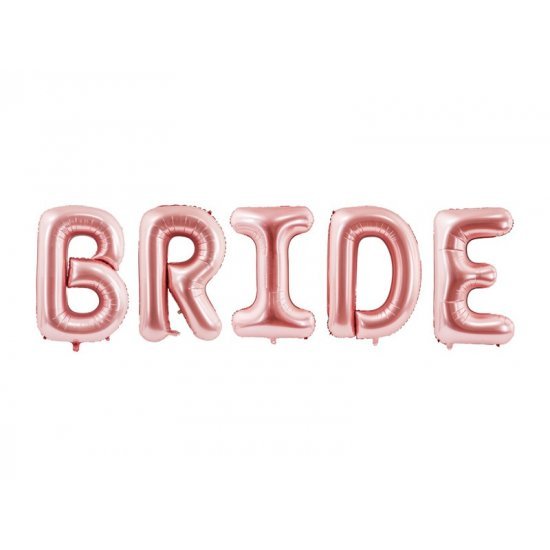 Μπαλόνι Foil Bride Ροζ Χρυσό (5 τεμ) 
