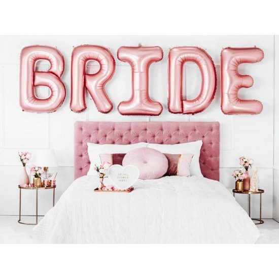 Μπαλόνι Foil Bride Ροζ Χρυσό (5 τεμ) 